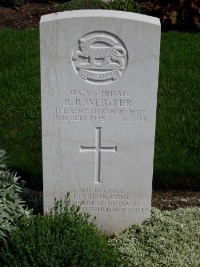 Klagenfurt War Cemetery - Webster, Reginald Richard